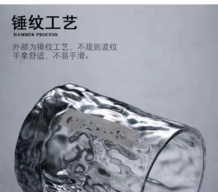 6只装加厚耐热玻璃杯家用透明喝水杯泡茶杯牛奶果汁啤酒杯子套装详情7