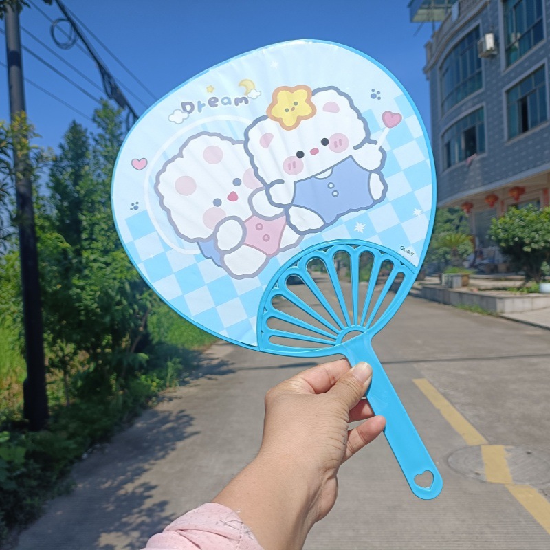 儿童扇子大号卡通扇塑料扇学生手摇扇随身夏天凉快夏季扇夏日必备详情6