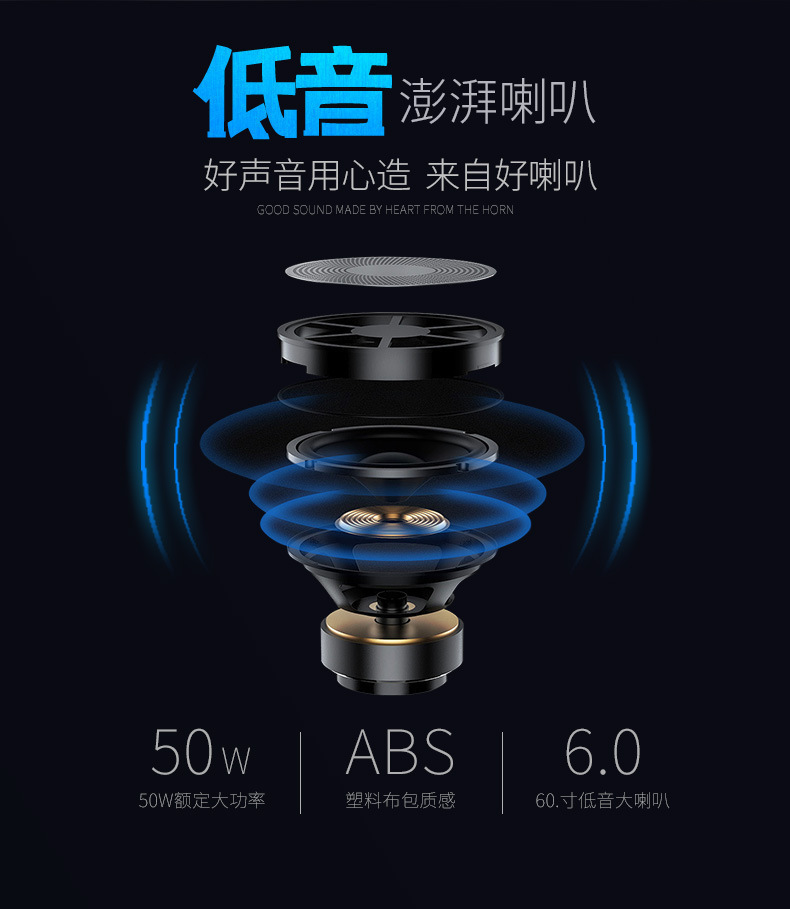 Cross-border 309 Bluetooth speaker, outdoor cycling wireless portable card-inserting subwoofer, home ambient light, desktop speaker pic 10