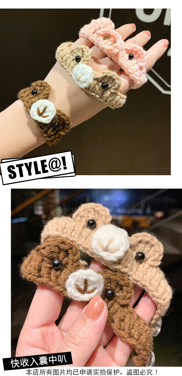 手工毛线编织手环成品  可爱卡通手链女送闺蜜情侣生日礼物礼品详情5