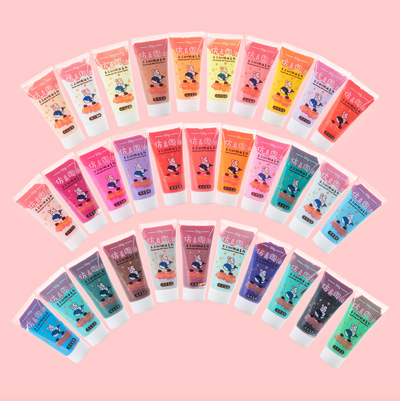 仿真奶油胶DIY手工制作材料包手机壳自制文具盒树脂水晶滴胶配件详情11