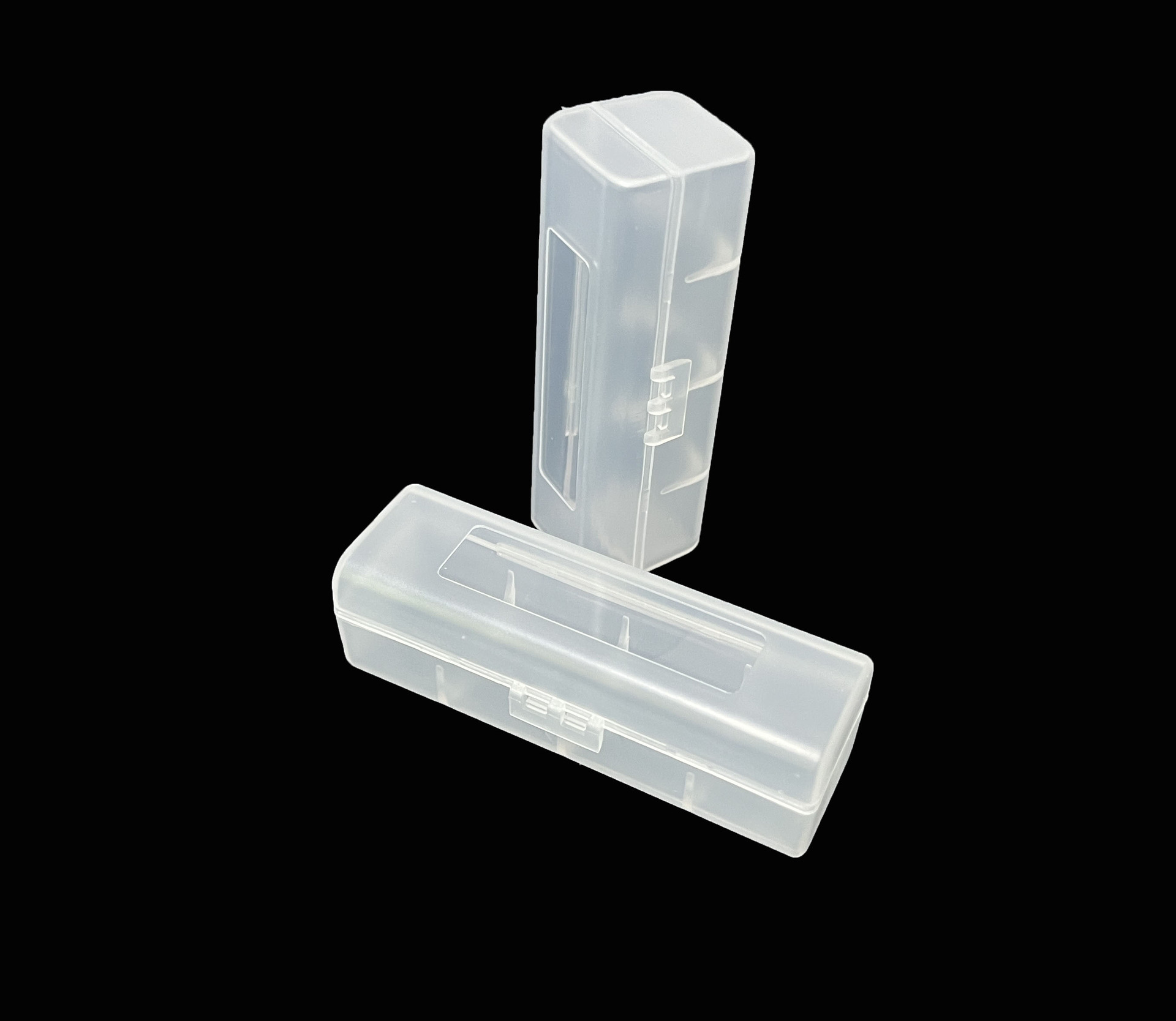 Single-section extended pointed 18650 battery box, 18650 storage box, 21700 plastic box, PP box pic 11