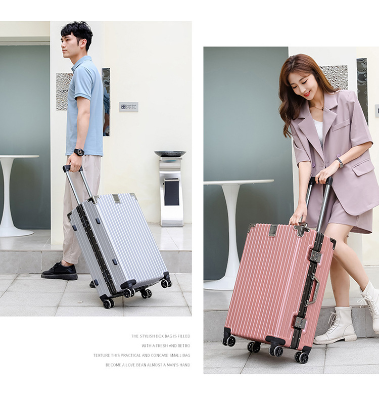 旅行箱男学生大容量铝框密码箱女行李箱结实耐用加厚拉杆箱万向轮详情26