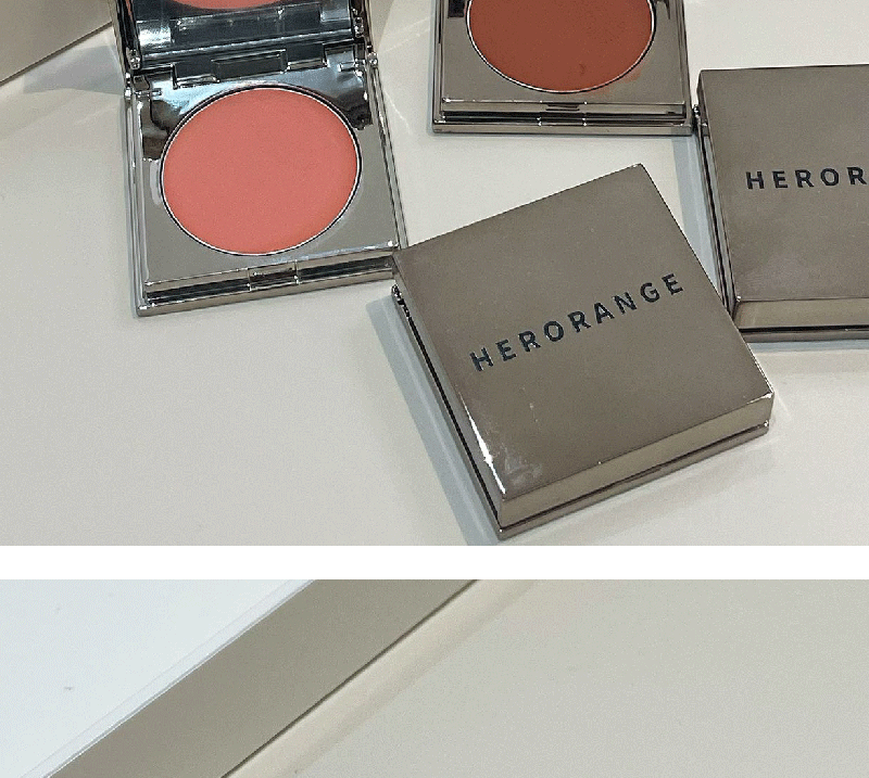 HERORANGE~甜心绵绵唇泥自然裸妆多用单色腮红膏显白平价网红款详情18