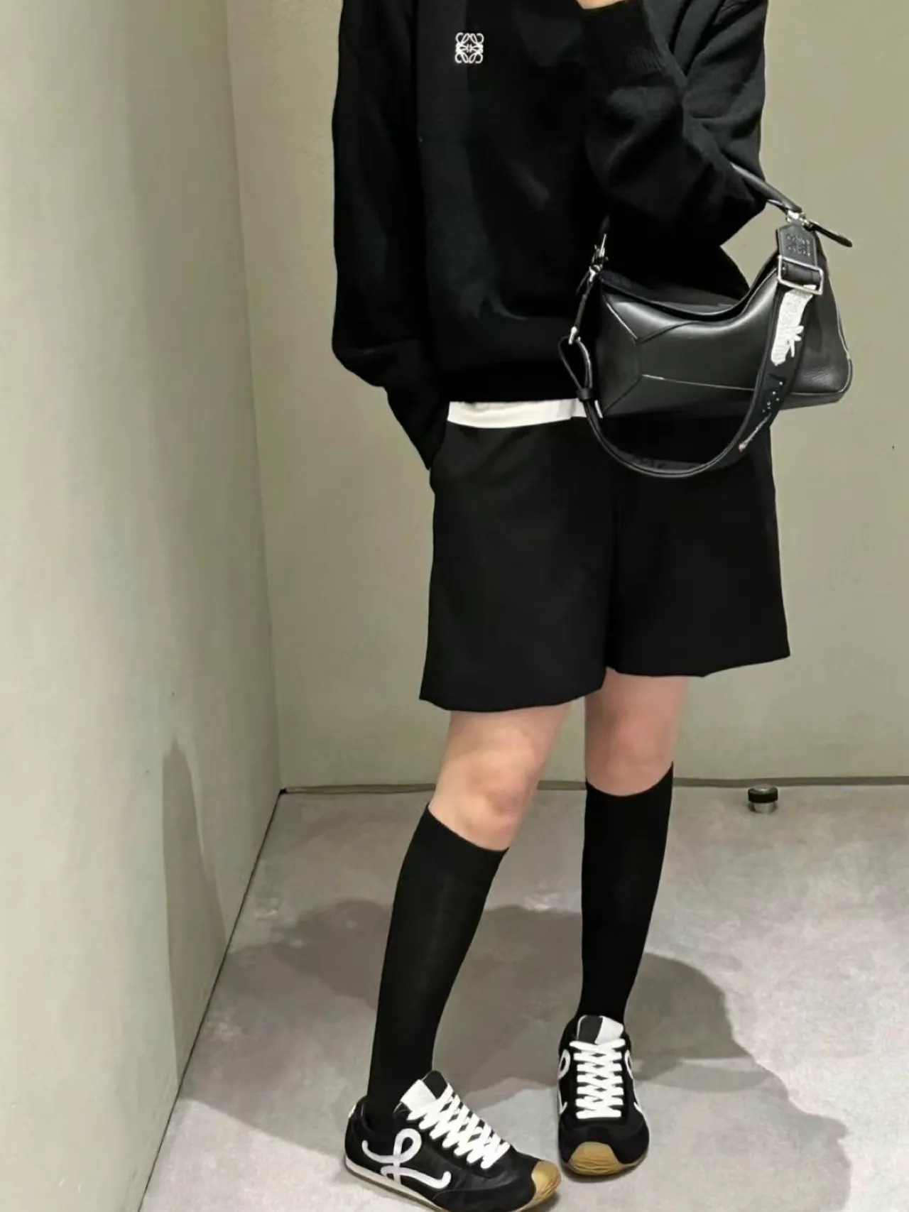 苏茵茵内增高阿甘鞋女2025新款歪头德训女鞋系带休闲鞋真皮德训鞋详情6