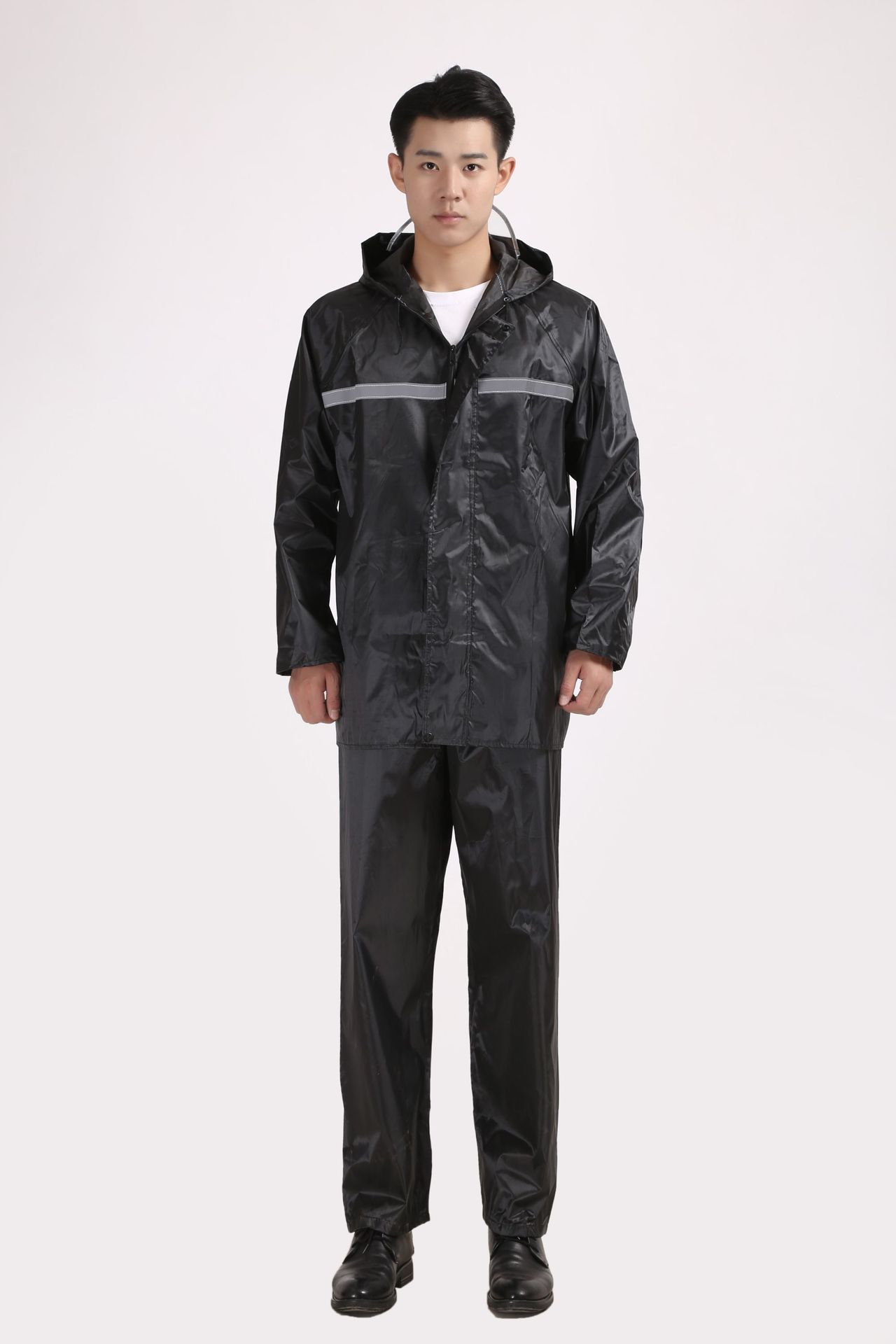 加厚加大防水雨衣雨裤套装户外建筑工地耐用成人分体农用绿化雨衣详情5