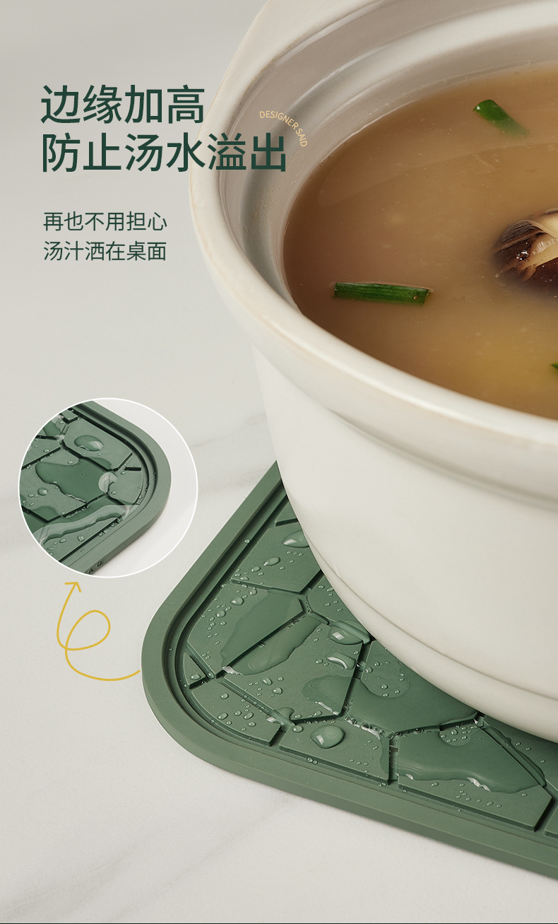 Heat insulation pads, anti-scald table MATS, bowl MATS, high-temperature resistant clay pot MATS, high-end cup MATS, dining table and vegetable plate MATS, home dining MATS pic 7