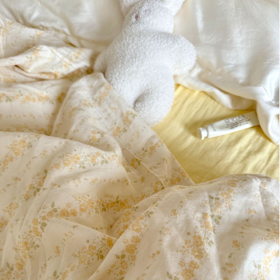 小红书A类全棉有氧双层纱四件套母婴级透气纯棉纱布小清新Kitty猫详情23