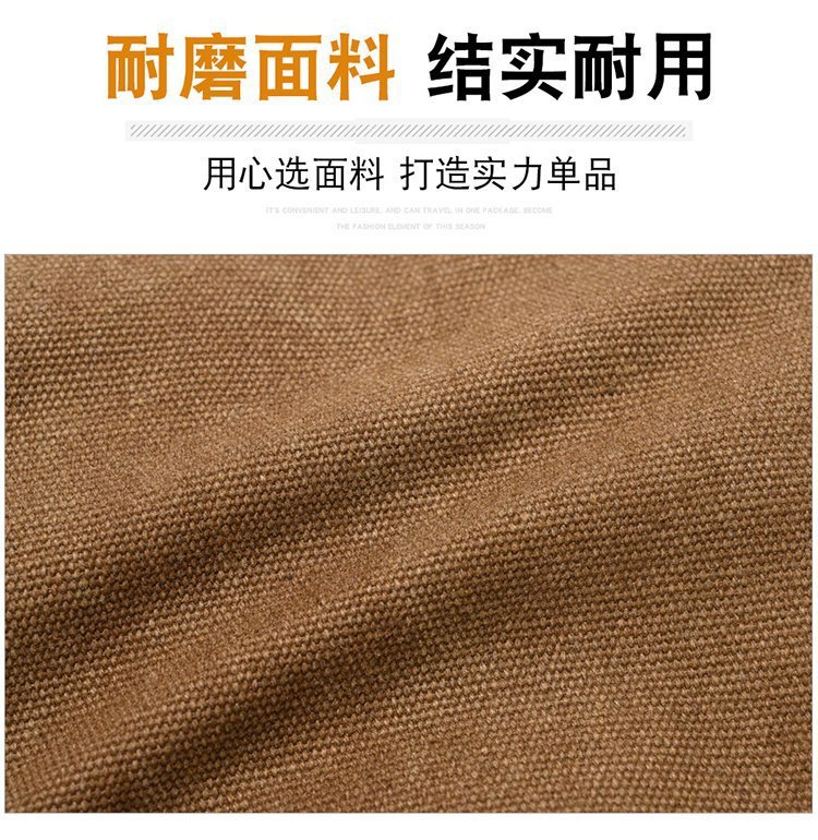 新款撞色复古帆布包简约女休闲包大容量单肩斜跨包时尚潮流手提包详情8