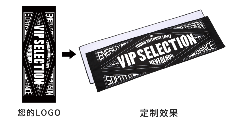 外贸纯棉毛巾色织提花毛巾吸汗加厚运动毛巾正反面LOGO定制加工详情7