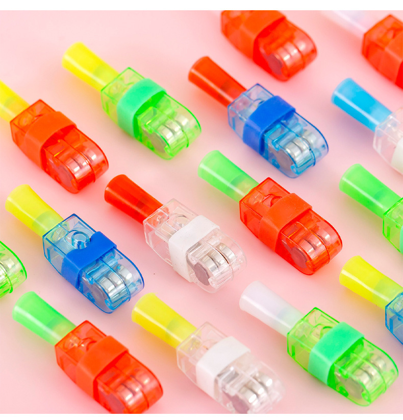 LED发光卡通手指投影灯 手指灯夜市摆地摊货源儿童发光玩具批发详情9