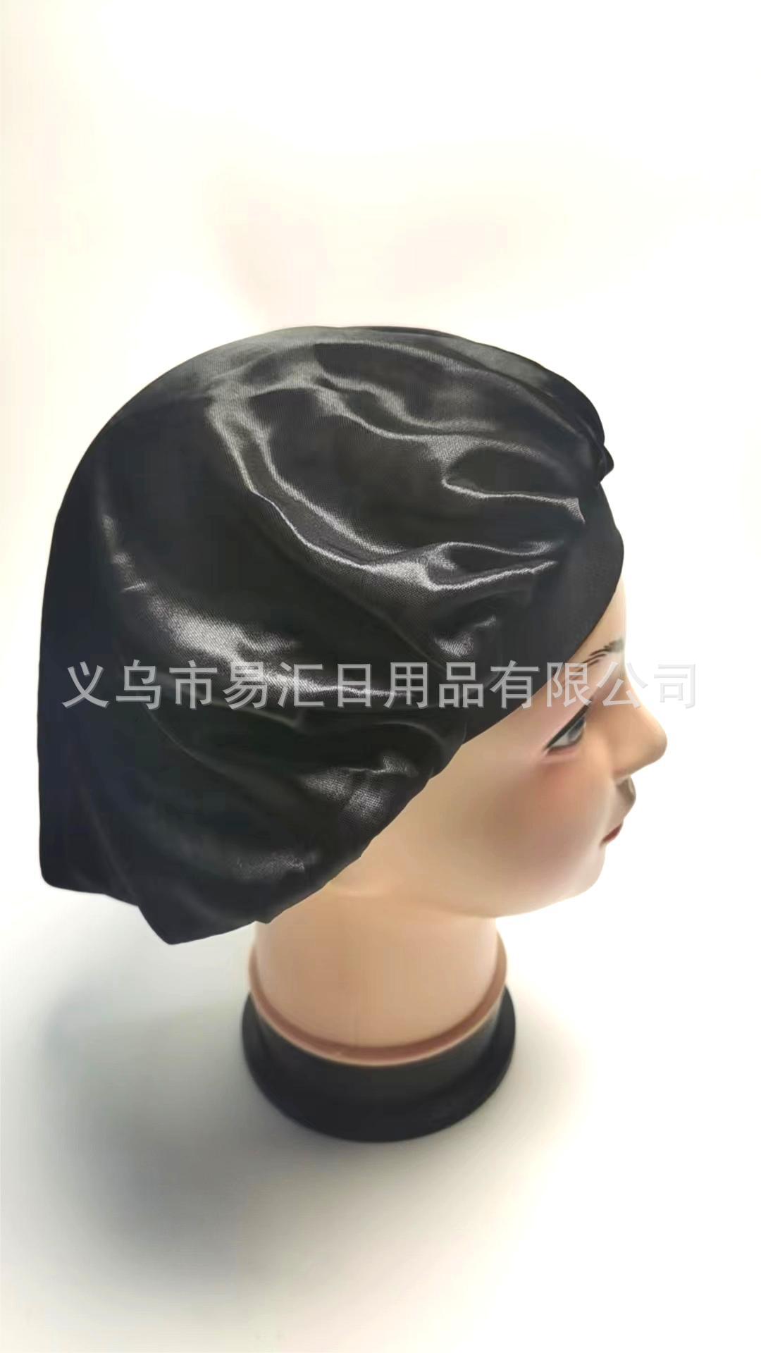 厂家直销色丁布睡帽，护发帽，假发发帽 SLEEP CAP详情2