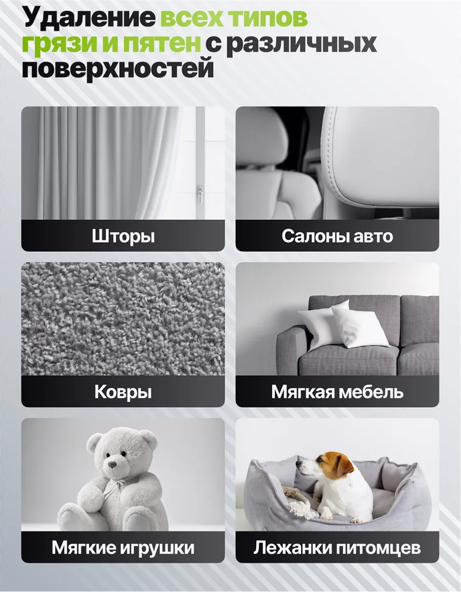 Многофункциональная стиральная машина для чистки штор, диван для чистки ковров, матрац для пылесоса, артефакт 6338 pic 5