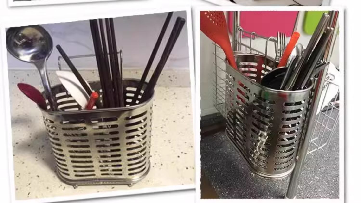 304 stainless steel chopstick holder wall-mounted kitchen chopstick storage box, chopstick cage, high-end new household chopsticks qxq pic 5