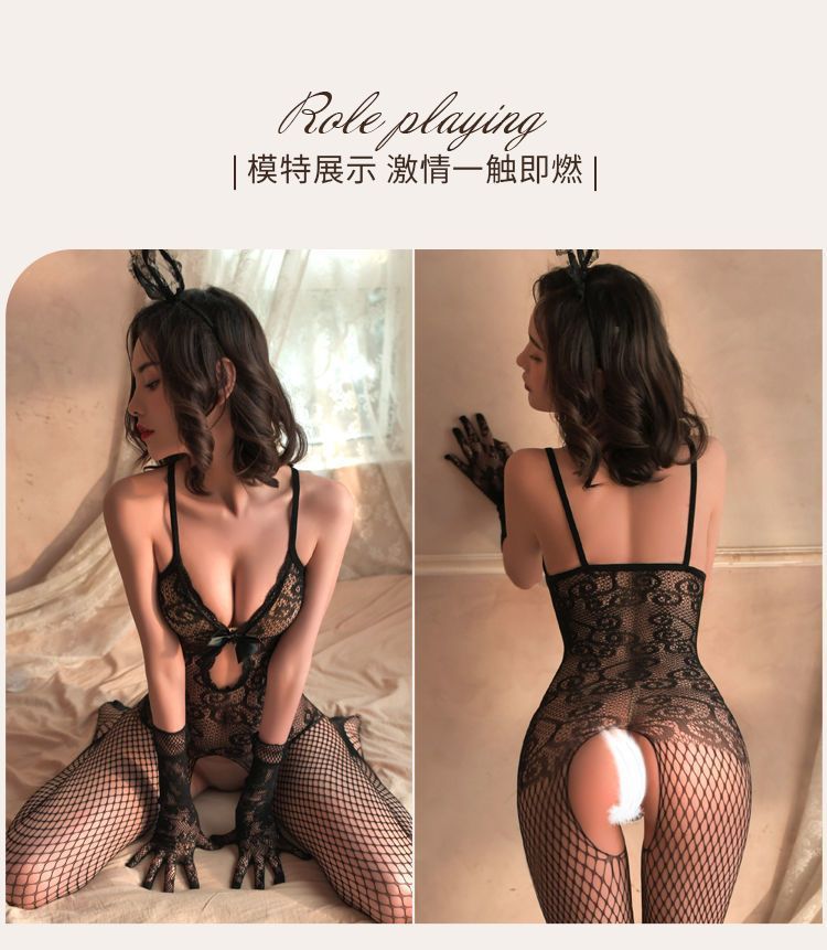 Sy情趣内衣性感火辣调情睡衣床上激情午夜魅力连体开裆免脱制服详情8