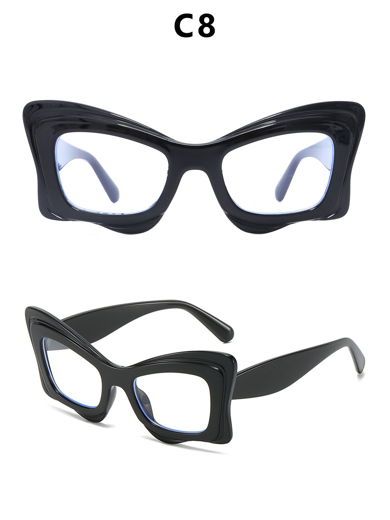 2024新款女士猫眼墨镜女个性防紫外线女款太阳眼镜时尚跨境太阳镜详情22