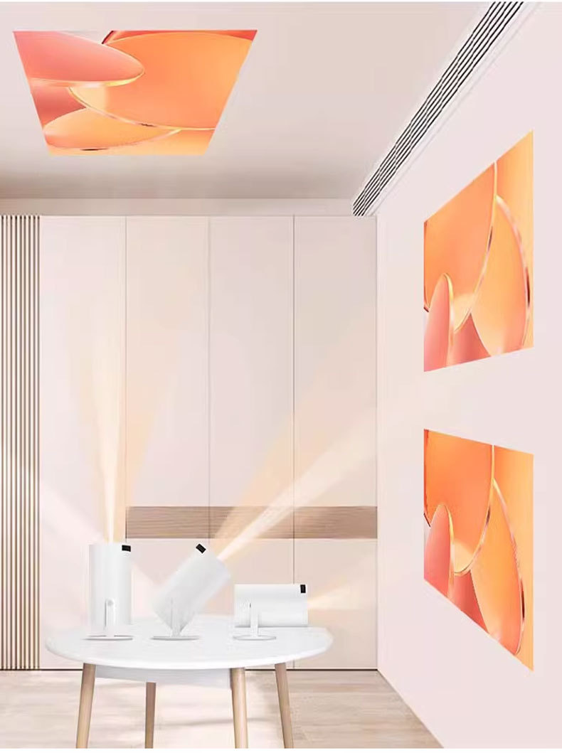 跨境便携投影仪1080P家用办公卧室投墙家庭小型影院 4K投影机批发详情3