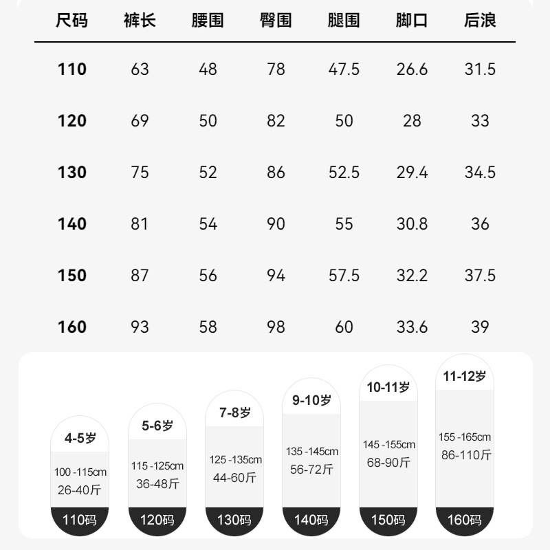 多多家男童牛仔裤2025秋季柔挺有型百搭质感儿童宽松复古休闲长裤详情36