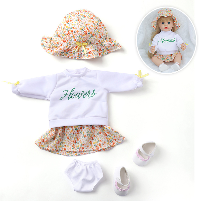 55-centimeter doll clothes, life-like reborn doll girl, doll fashion change, 22-inch doll doll clothes pic 2