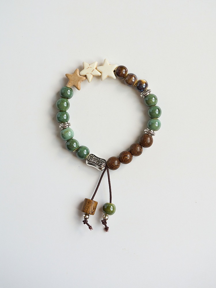 厂家直销景德镇陶瓷手链批发手工编织新中式礼物古风串珠国风手串详情5