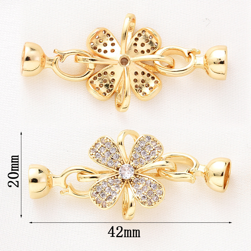 Zhuji pearl necklace buckle 8-shaped buckle, handcrafted end buckle, connecting buckle, mother-and-child buckle, sweater chain, universal buckle, DIY accessories pic 19