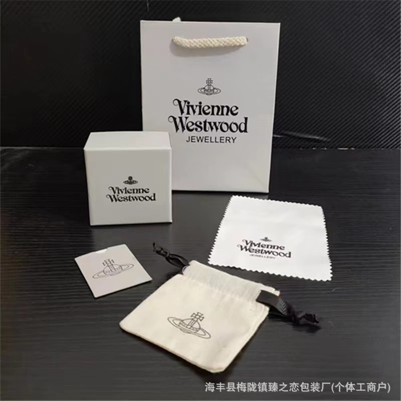 24新版西太家包装盒西太后土星项链同款包装盒烫金珍珠礼盒详情2