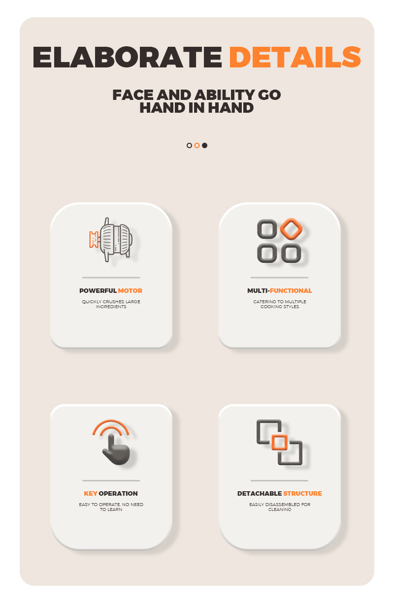 JAMAKY料理棒辅食机宝宝手持多功能绞肉机家用小型研磨搅拌机器JMY3007详情8