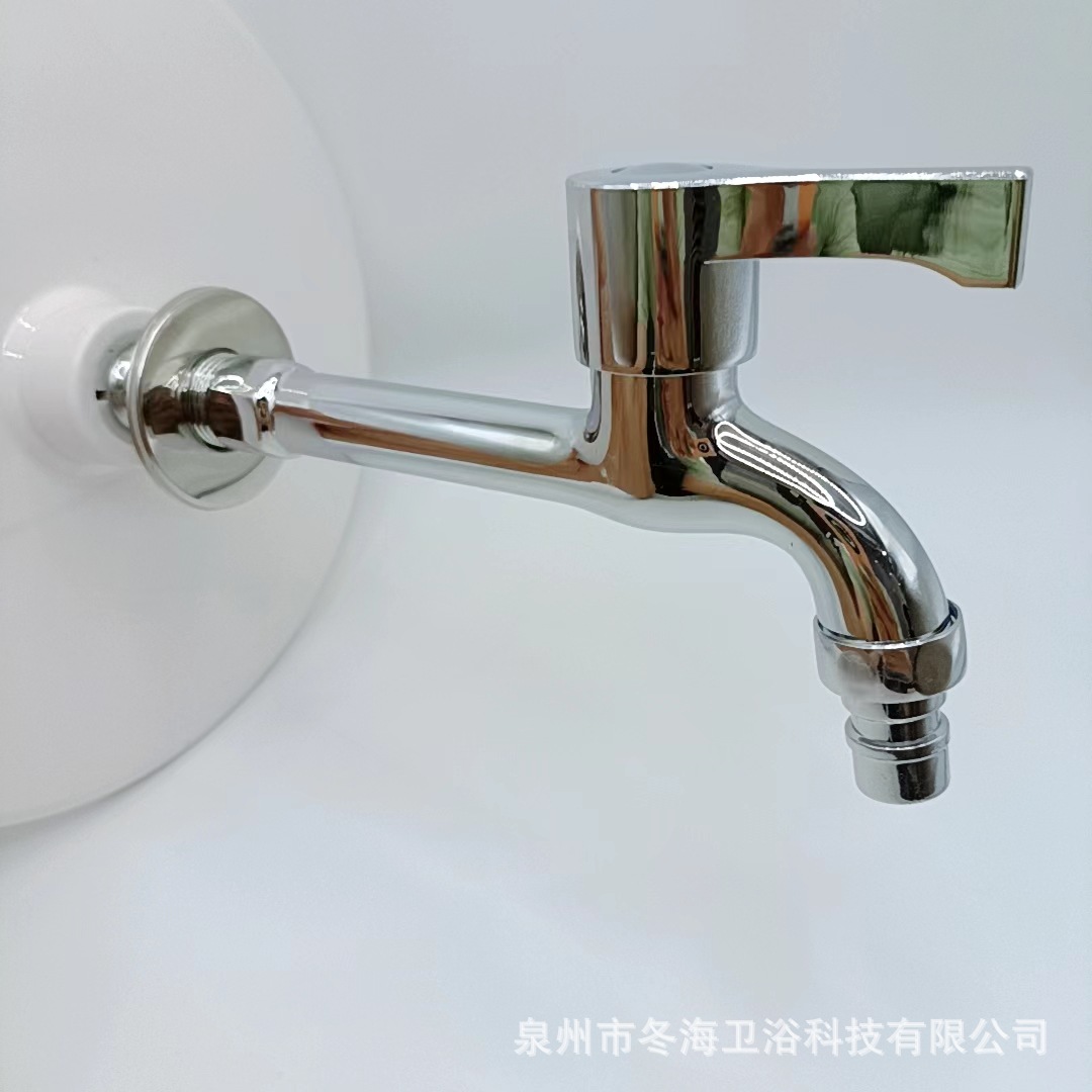 厂家直供外贸跨境款电镀工程款洗手盆拖布池洗衣机快开单冷水龙头详情8