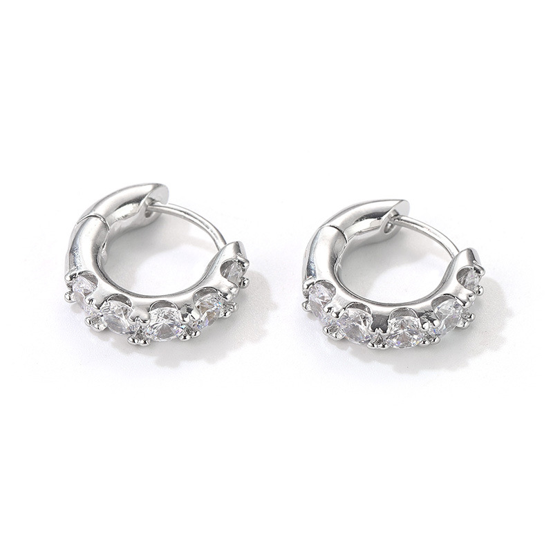 Wholesale of European and American fashionable, individualistic, geometric ear buckles for women, light luxury and niche design, French cold style earrings pic 20