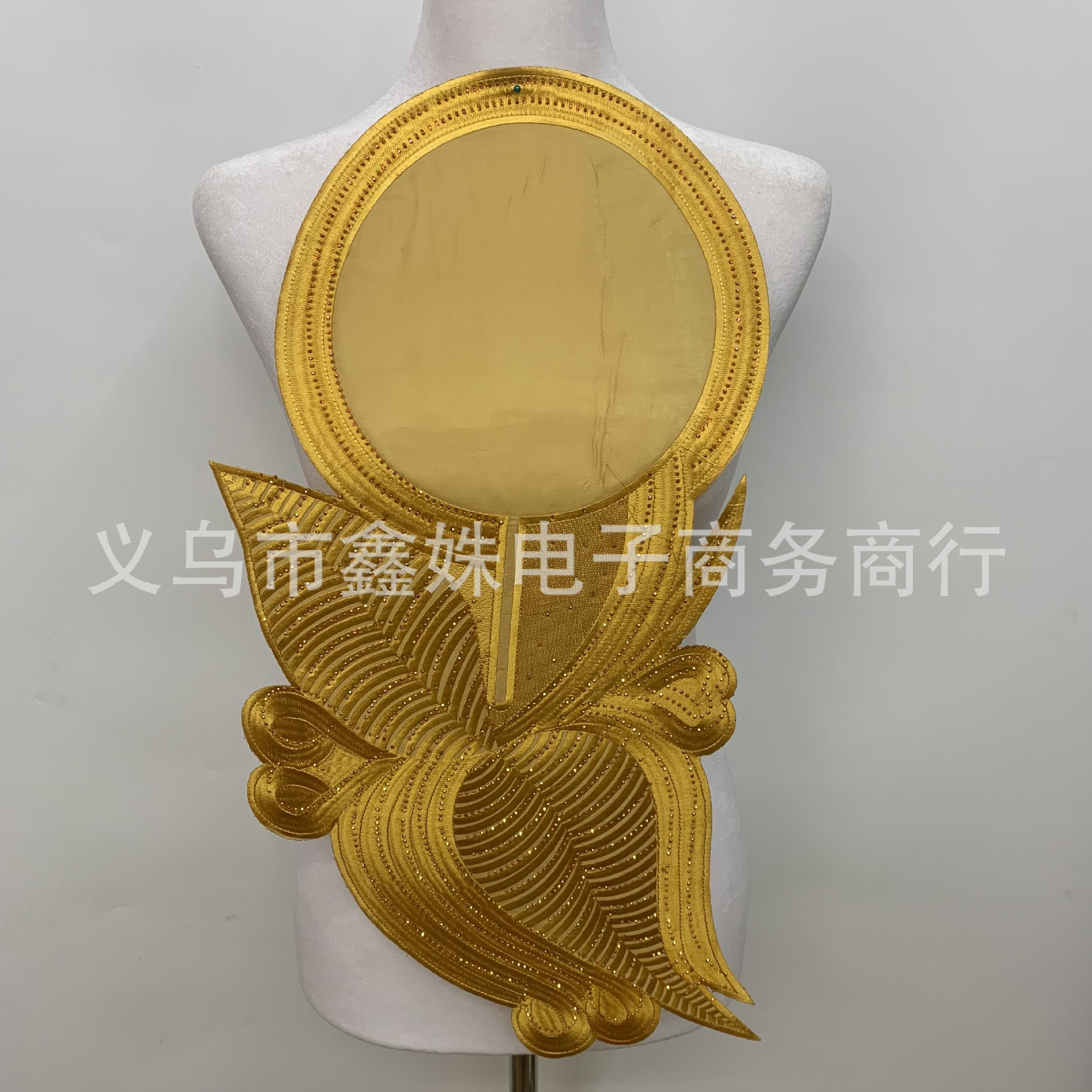 Best-selling stage costume accessories with irregular-shaped embroidered circular collars pic 6