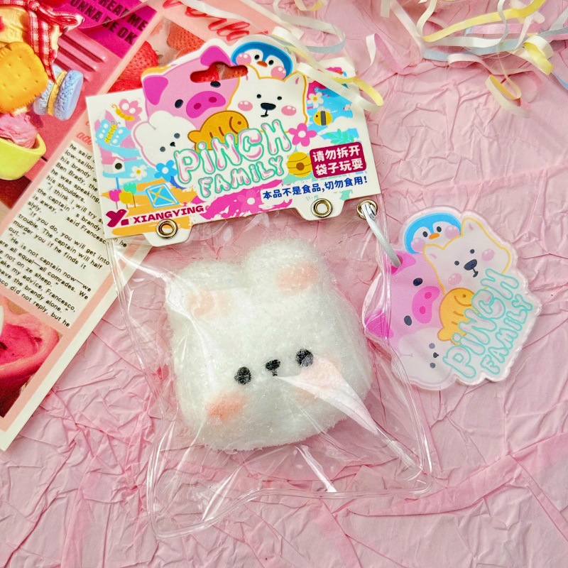 食品级硅胶小挂件捏捏乐解压玩具减压玩具捏捏樂商超款24个装彩盒详情8