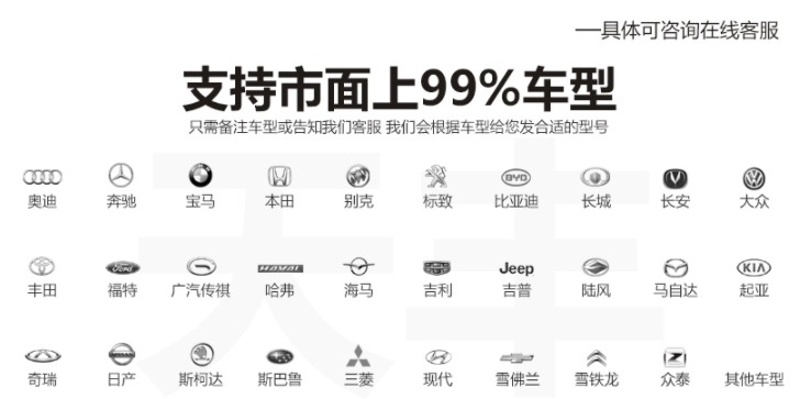电商爆款汽车钥匙扣金属扣车标logo创意商务男士防丢腰挂件钥匙链详情1