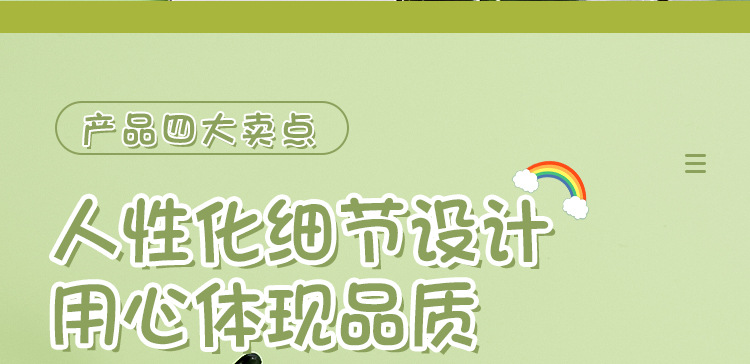 Simple and portable light sound handheld mini fan, fresh desktop fan, USB charging small fan pic 6