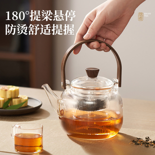 功夫茶具大小号公杯耐热温高硼硅玻璃加厚公道杯茶漏过滤网分茶器详情5