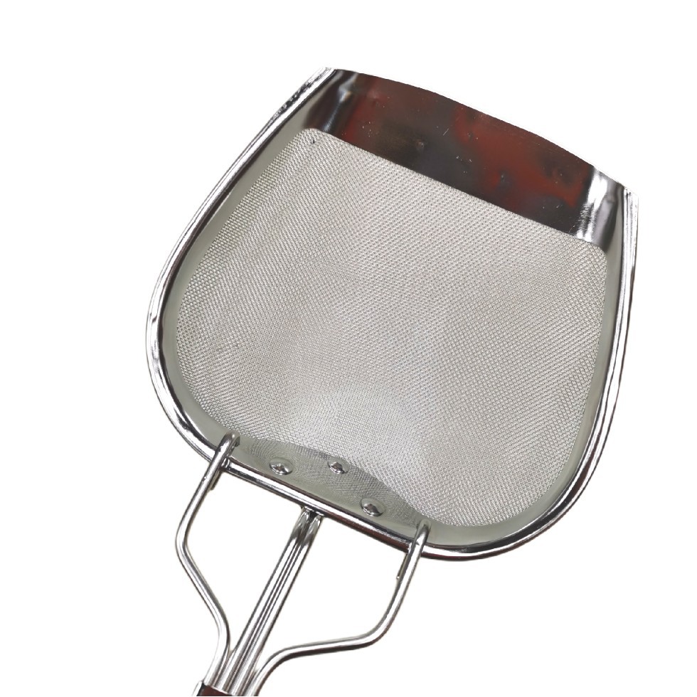 批发不锈钢方形油渣铲 捞渣网捞渣勺 滤油漏勺鸡排炸鸡店薯条油隔详情17