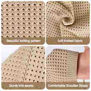 New Korean-style woven bag for women, a fashionable and simple handbag with a large capacity hollowed-out tote bag, exclusively for cross-border use pic 1