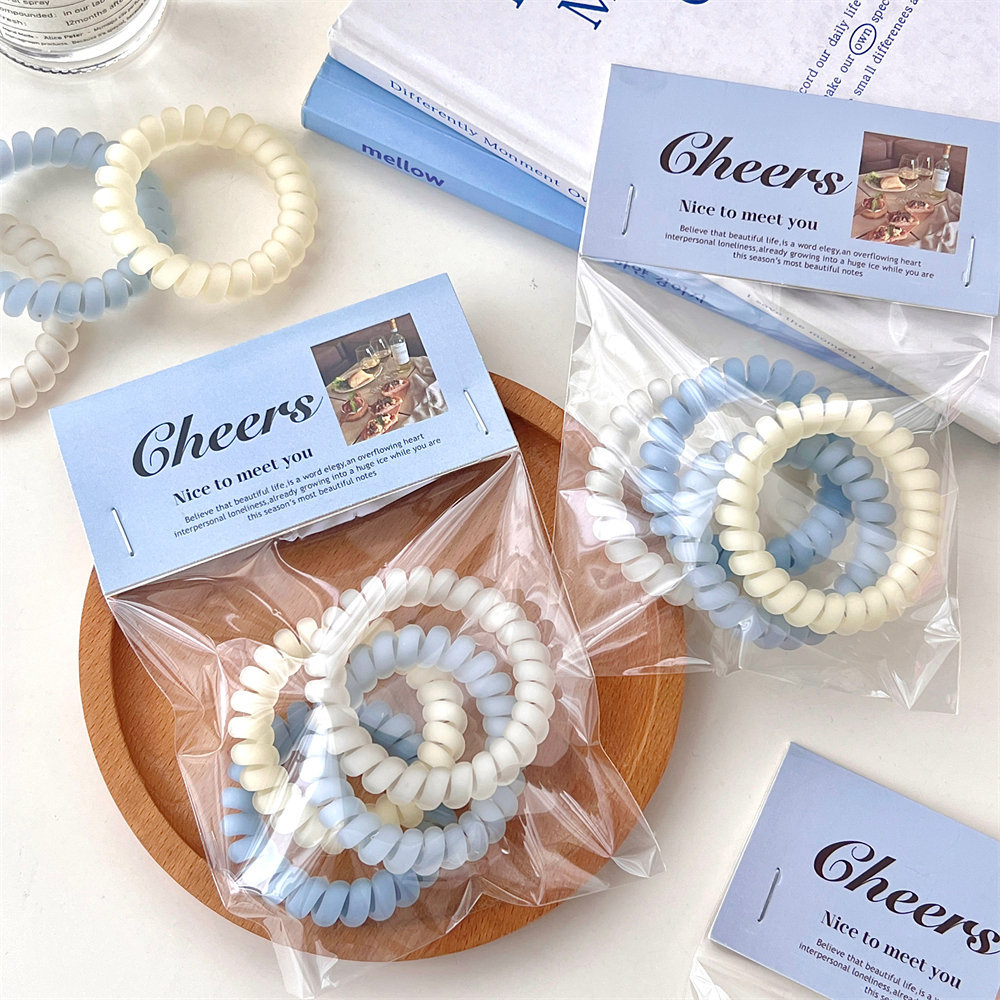 The simple matte sea salt blue hair band is elegant and versatile, with a girlish heart. It features a high-elasticity, durable and seamless hair accessory pic 30