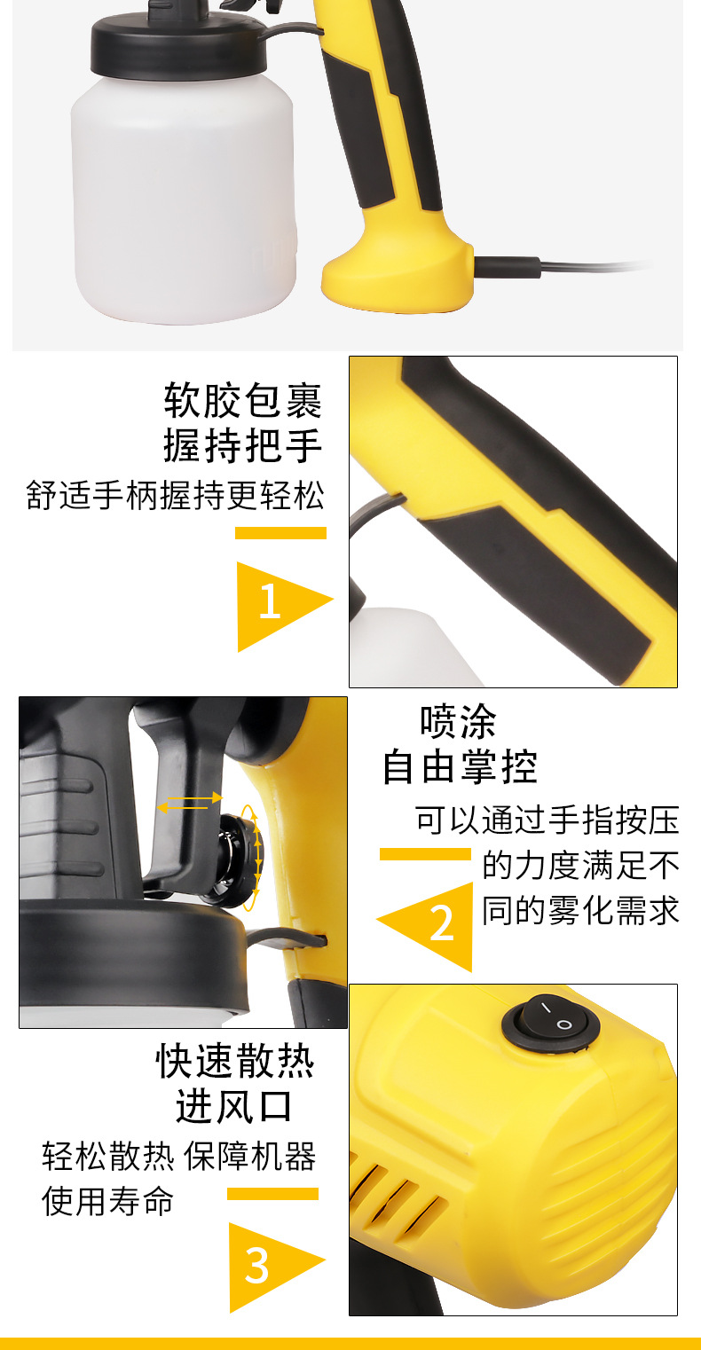 The manufacturer supplies high-pressure electric spray guns, disinfectant water, alcohol spray, European and American standard portable electric spray guns pic 26