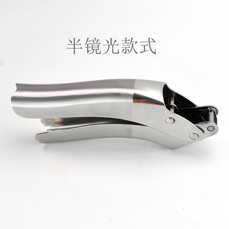 Amazon supplies 304 stainless steel garlic press, kitchen tools, garlic puree makers, durable manual garlic peelers and garlic paste makers pic 9