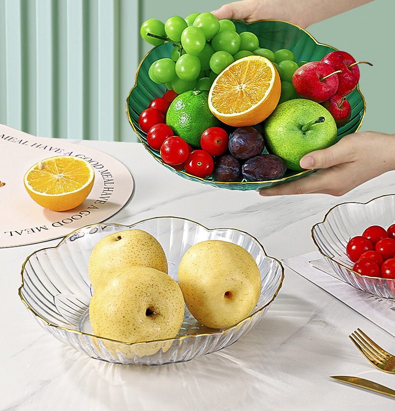 网红果盘家用客厅茶几点心糖果零食盘轻奢风高颜值水果盘星耀详情5