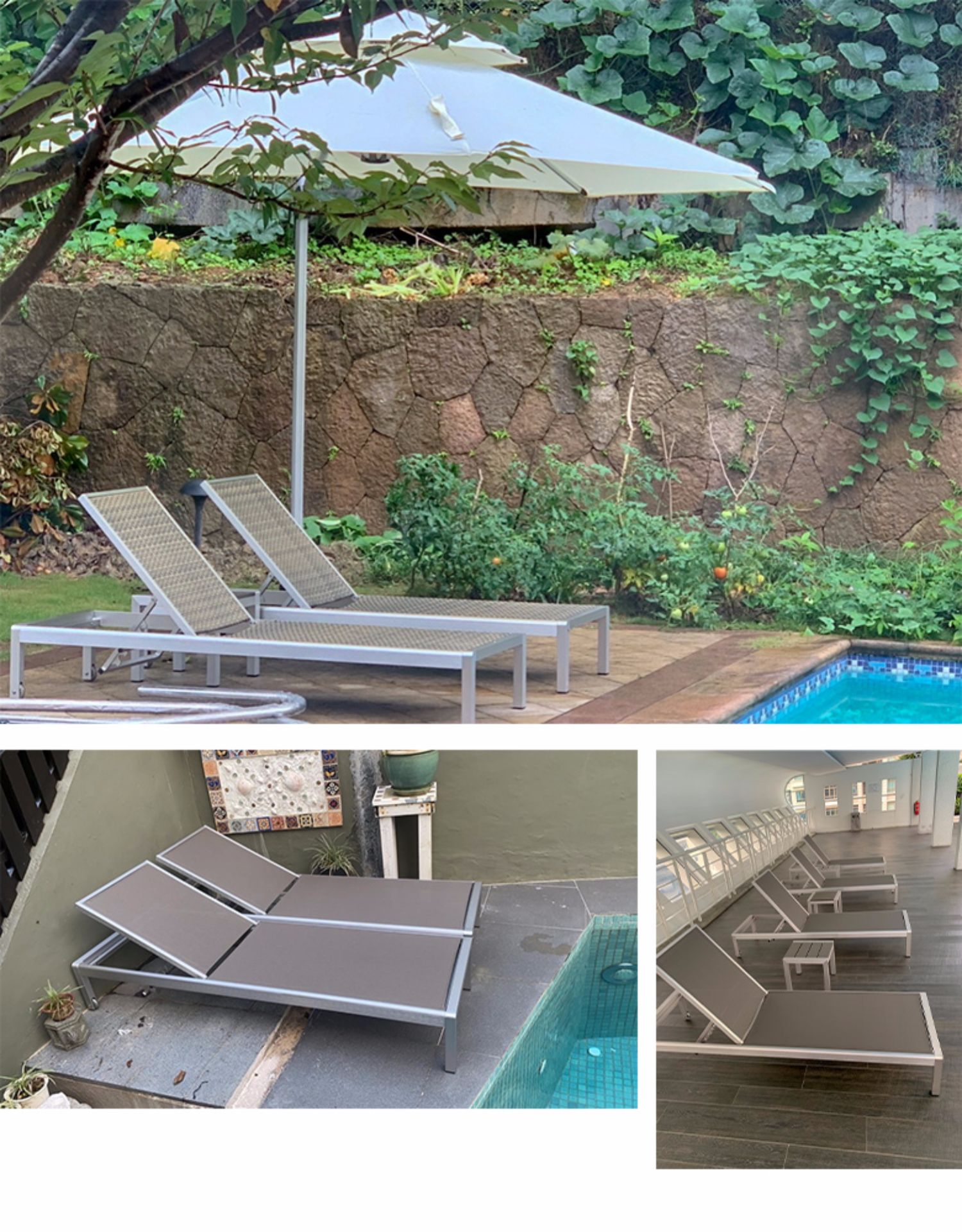 ly户外躺椅防庭院阳台铝合金室外休闲折叠游泳池躺床防晒沙滩椅详情4