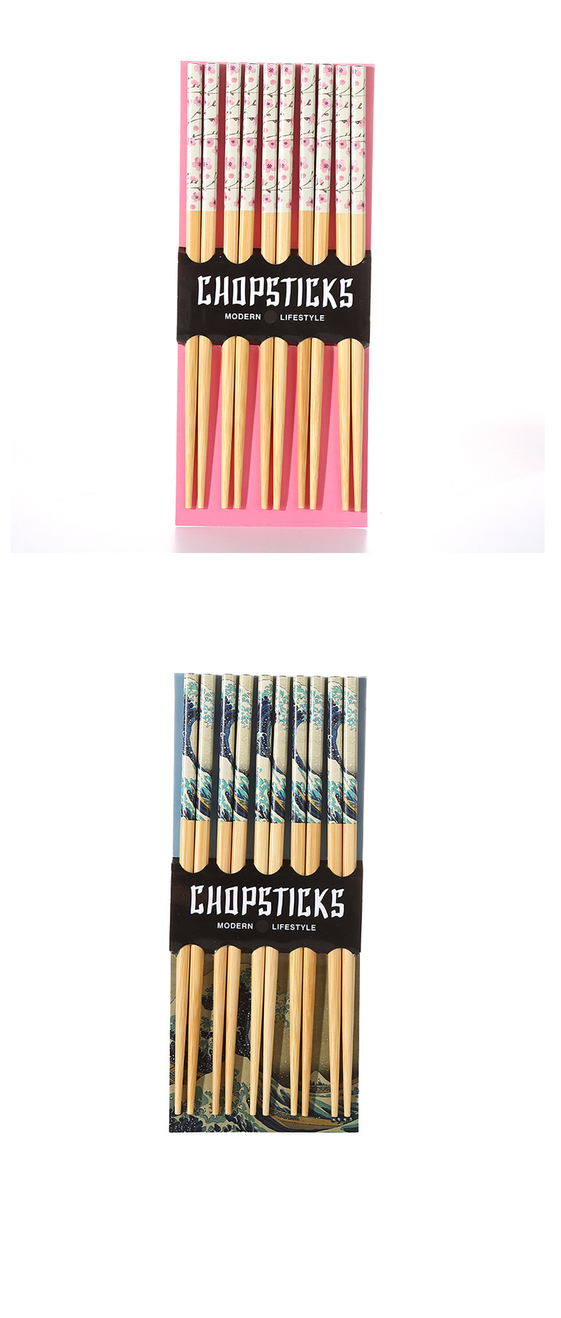 订做日式筷子礼盒5双装餐具礼品楠竹木筷子实木筷子雕刻logo定制详情8