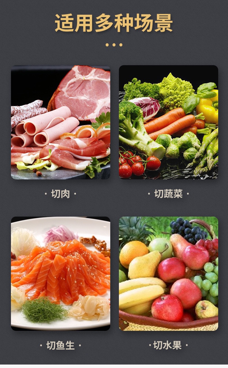 厨房不锈钢刀具套装肥仔柄披覆六件套六角钻石纹彩色礼品盒装刀具详情12