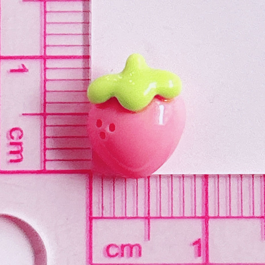 New mini product with bow, strawberry ice cream, diy hair clips, ear studs, nail art and handcrafted accessory stickers pic 14