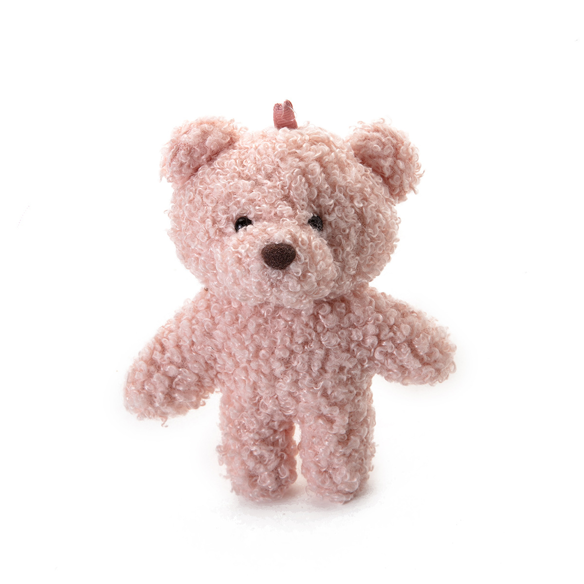 新款卡通可爱卷毛泰迪熊公仔挂件 创意钥匙扣包包挂件 饰品衣服鞋子配饰详情14