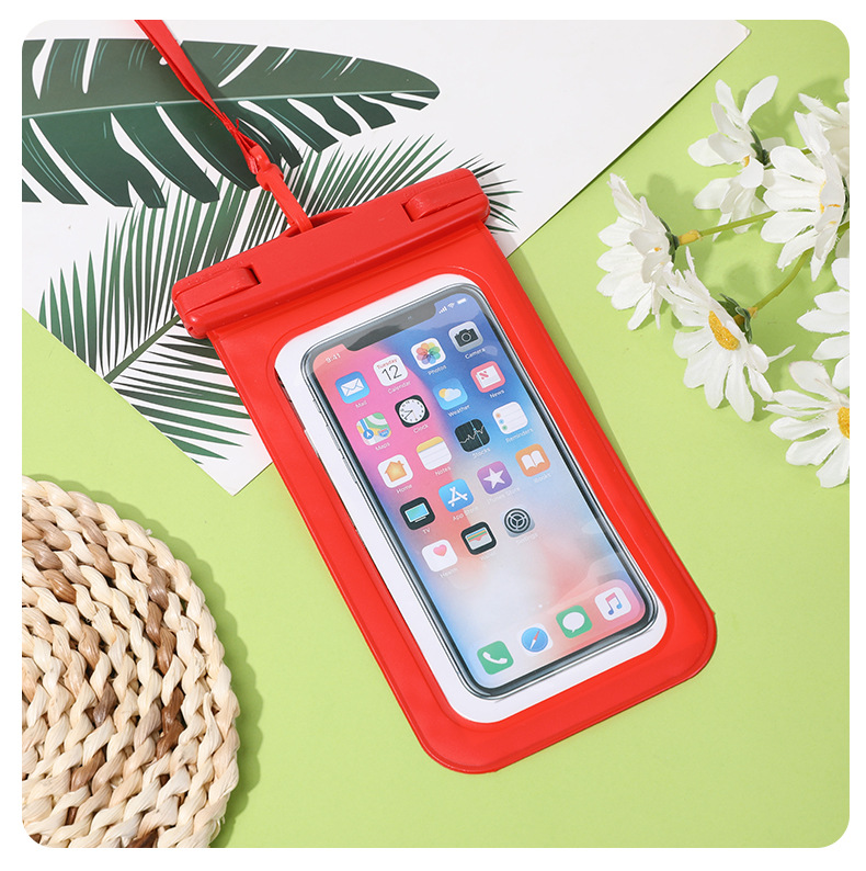 亚马逊热卖pvc通用手机防水袋户外漂流潜水游泳可触屏拍照8级防水详情19