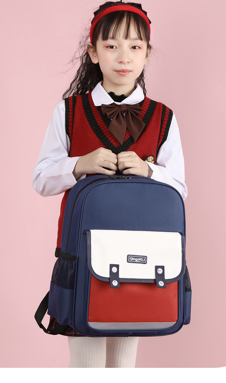 儿童书包定制印logo小学生双肩包女学校背包斜挎包培训机构高颜值详情21