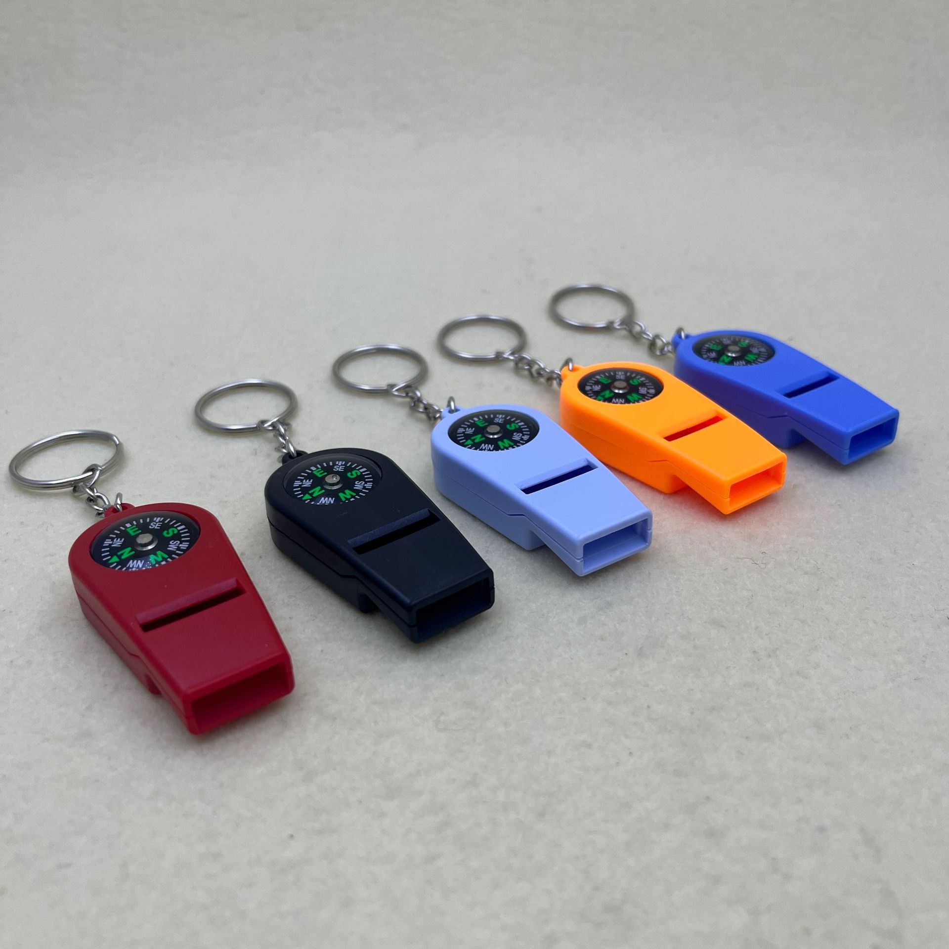 新款迷你多种颜色可选便捷可挂钥匙扣2合1口哨车用家用户外指南详情18