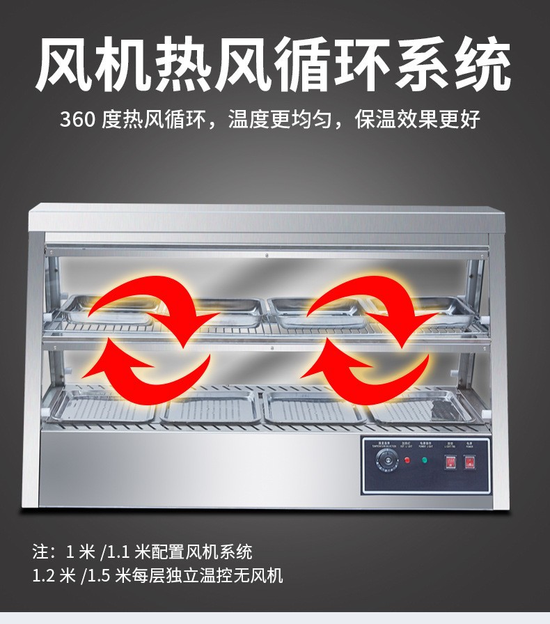 Commercial insulated cabinets, cooked food, egg tarts, bread insulated display cabinets, multi-layer visual display cabinets for convenience stores, factory direct sales pic 11