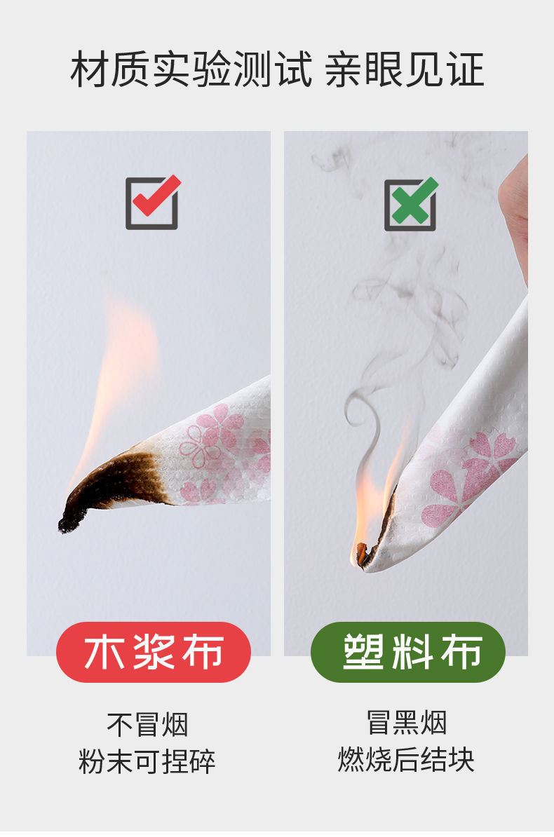 懒人抹布厨房干湿两用免洗可水洗吸油纸无纺布巾一次性洗碗布抹布详情7